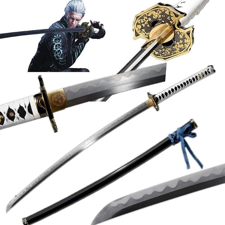 Spesial Diskon Mainan Katana Kayu  Yamato Vergil Dmc 5 Cosplay Kai773
