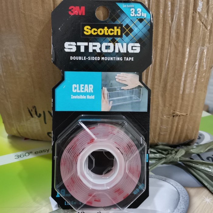 

monggo] 3M CLEAR STRONG DOUBLE TAPE 3M ORIGINAL DOUBLETAPE 3M