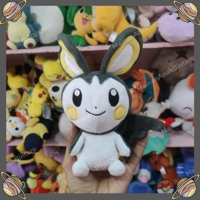 [ZTY] BONEKA POKEMON EMOLGA ORIGINAL POCKET MONSTERS SAN EI