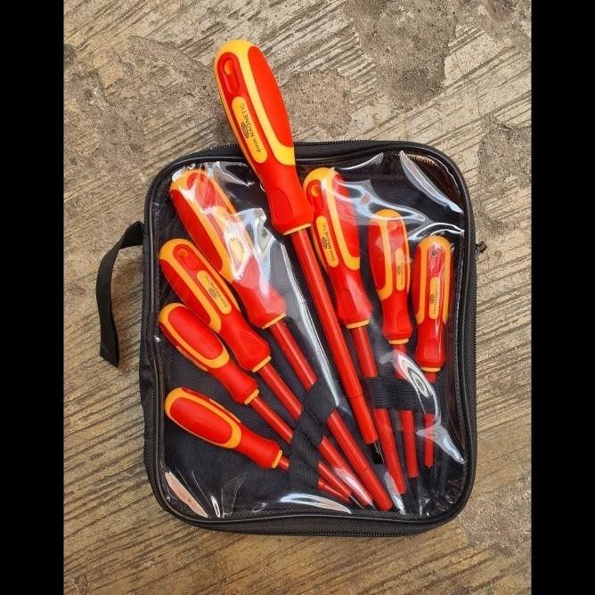 Obeng Listrik 8Pcs/Set 1000V Screwdriver Evander.Online