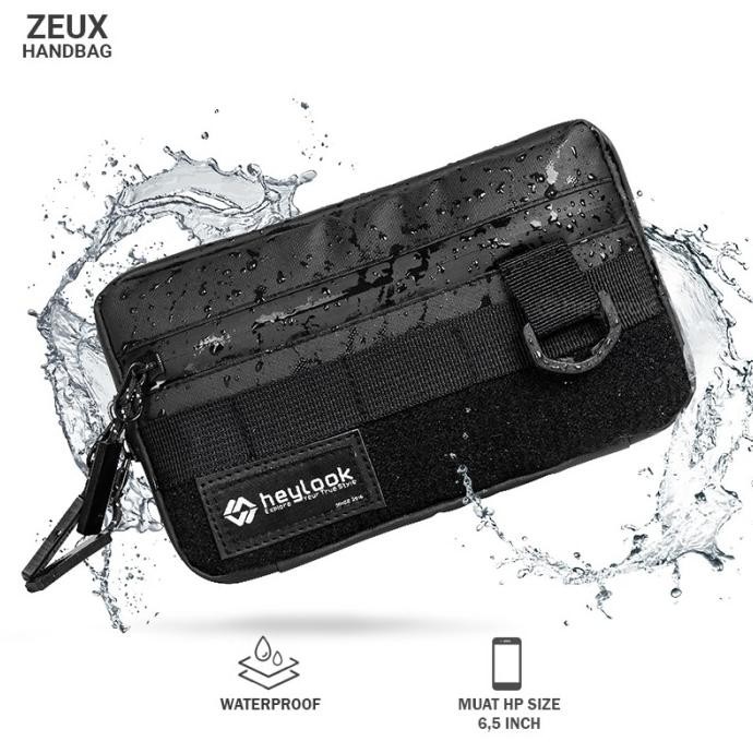 Sling Pouch Hp Hanging Wallet Hand Bag Neck Wallet Dompet Kartu Pria