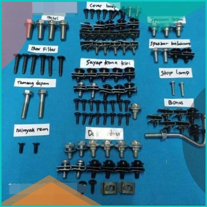 baut lengkap full set body honda scoopy /scoopy 13m4yZ4 sparepart