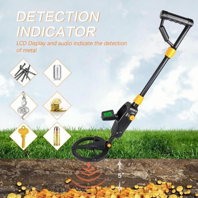 Metal Detector Pendeteksi Logam Dan Emas Detektor Logam Emas Detektor