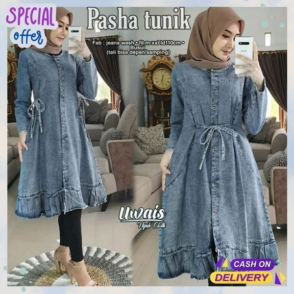 Tunk Modern Korean Style Tuniq Kekinian Model Terlaris Atasan Mewah Pakaian Cewek Atasan Modis Tunyk