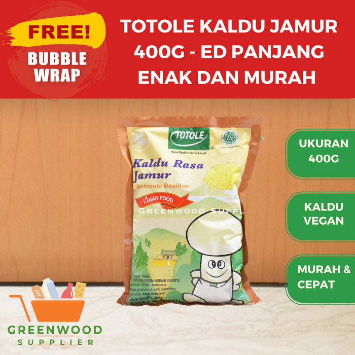 

Brom Totole Kaldu Rasa Jamur / Mushroom Seasoning - 400G [Vegan & Tasty]
