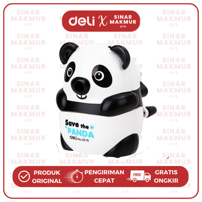

School Rotary Sharer / Rautan Meja Panda Deli 0518 (Pcs)