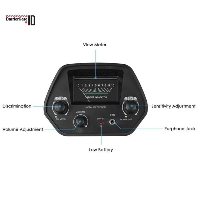 Detektor Emas Logam Metal Gold Detector Digital Bawah Tanah