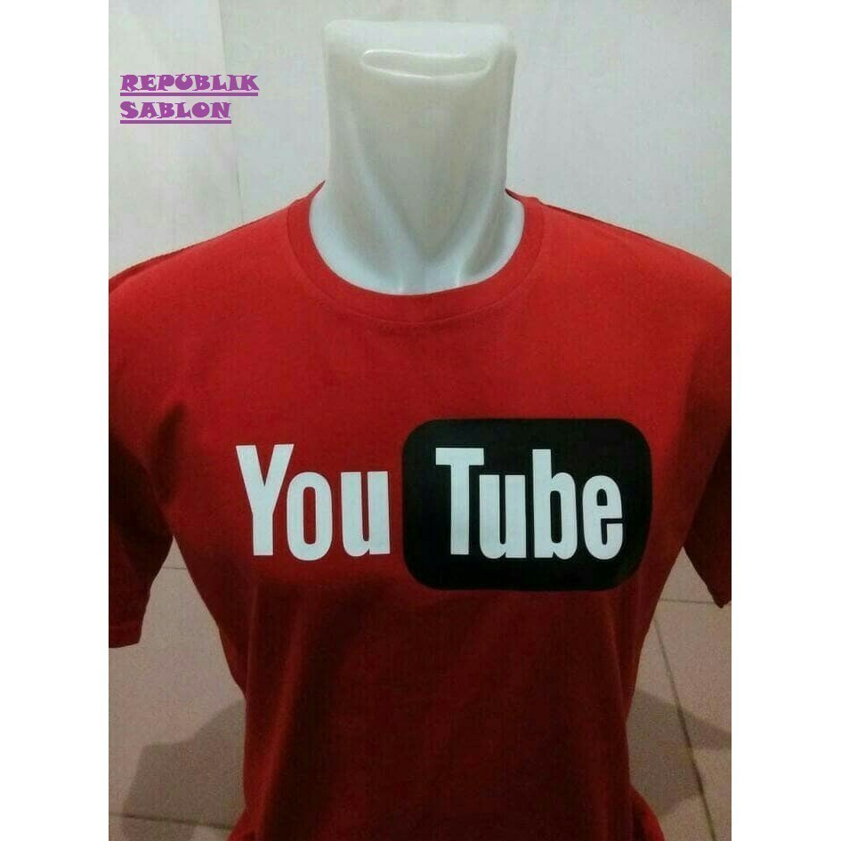 Kaos T Shirt Pria Youtube