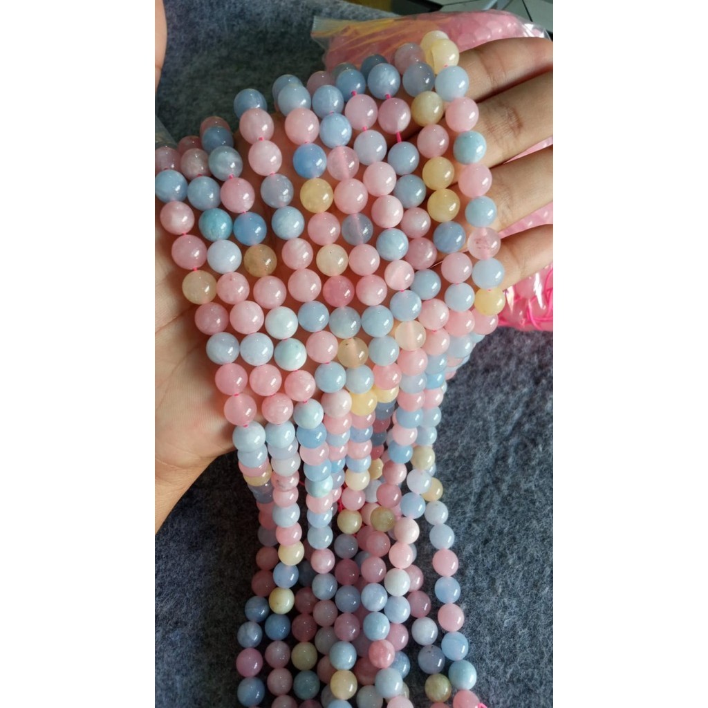 

populer] MORGANITE PASTEL STONE 8MM