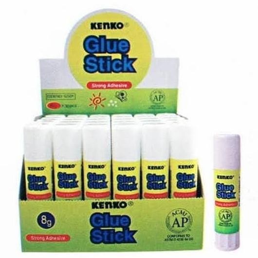 

Lem glue stick kenko 8 gram 1 box isi 30 pcs
