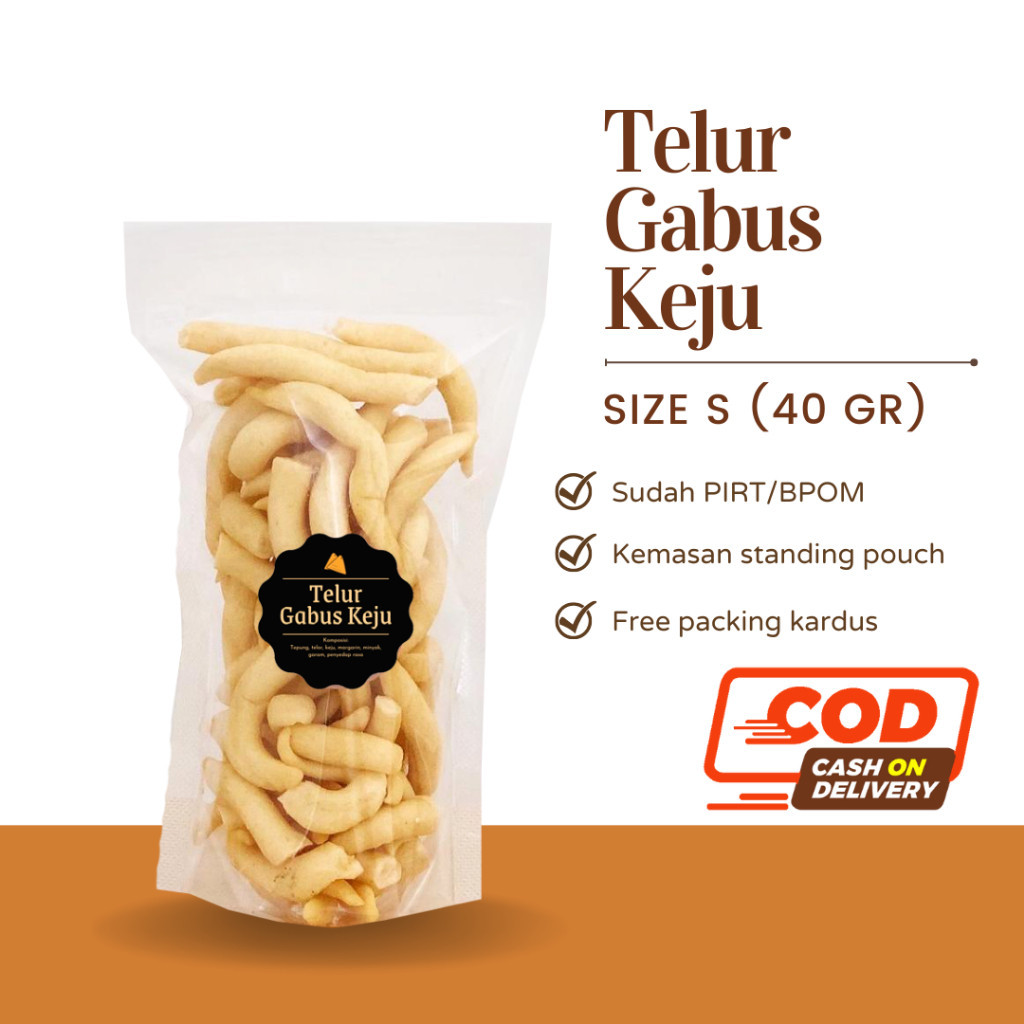 

[DELISH SNACKS] Telur Gabus Keju / Wijen (S) / Snack Cemilan / Camilan Enak Asin Gurih Renyah