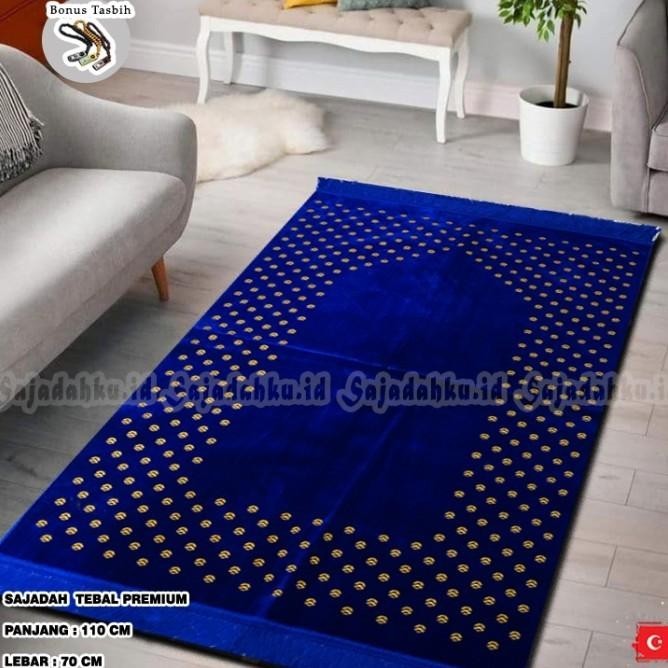 Sajadah Turki Bludru Premium Dewasa / Sejadah Polos Terbaru Tamarinvill