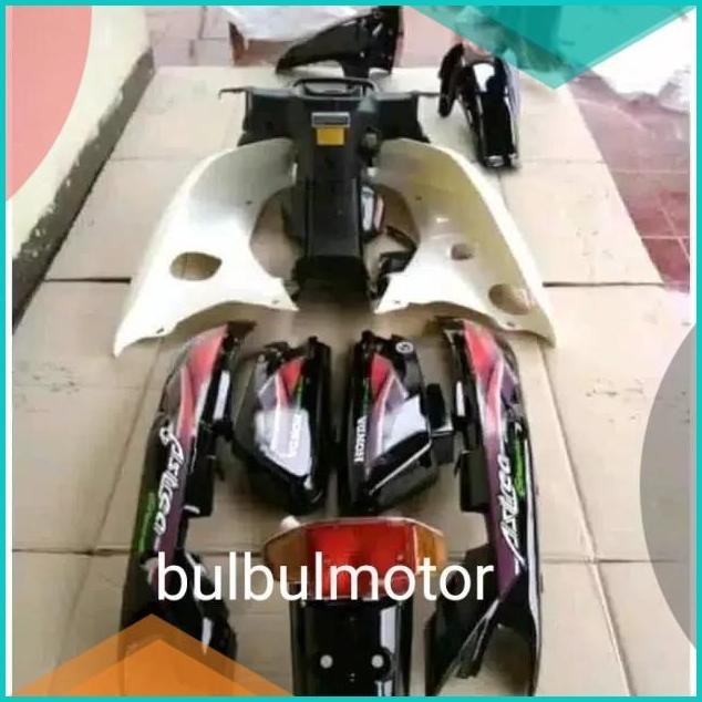 full set body kasar halus + lampu AB dan sain astrea grend/legenda 1/2