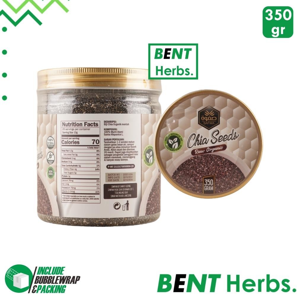 

BN Safwa Chia Seed Raw Organic Premium 350 g Seeds Natural TERLARIS