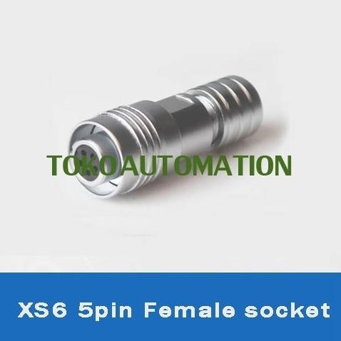 5 Pin Quick Lock Cable Female socket XS6 Aviation Connector SH14