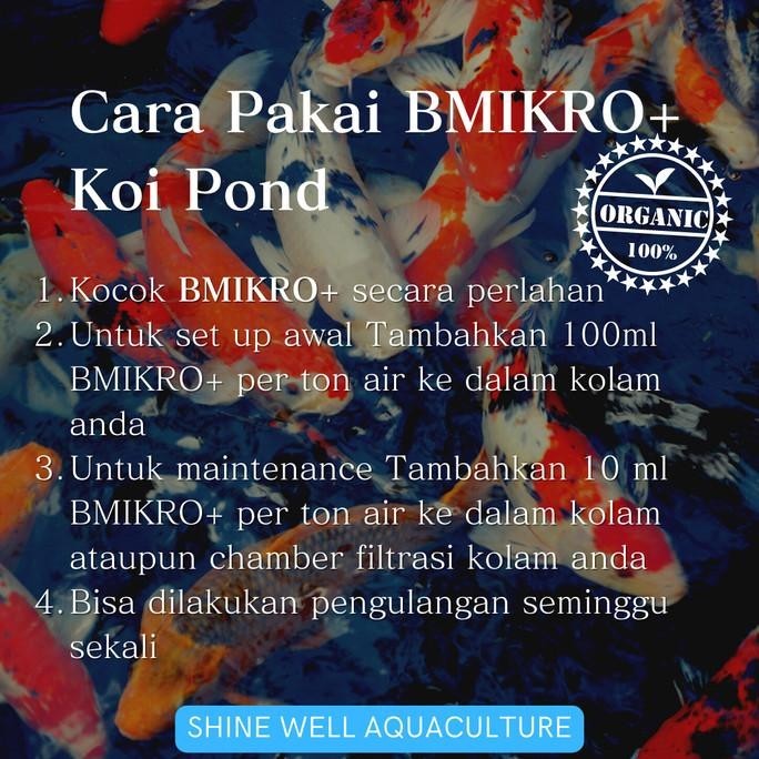 Bmo+ Bakteri Starter Untuk Koi, Penjernih Air Dan Pengurai Amonia