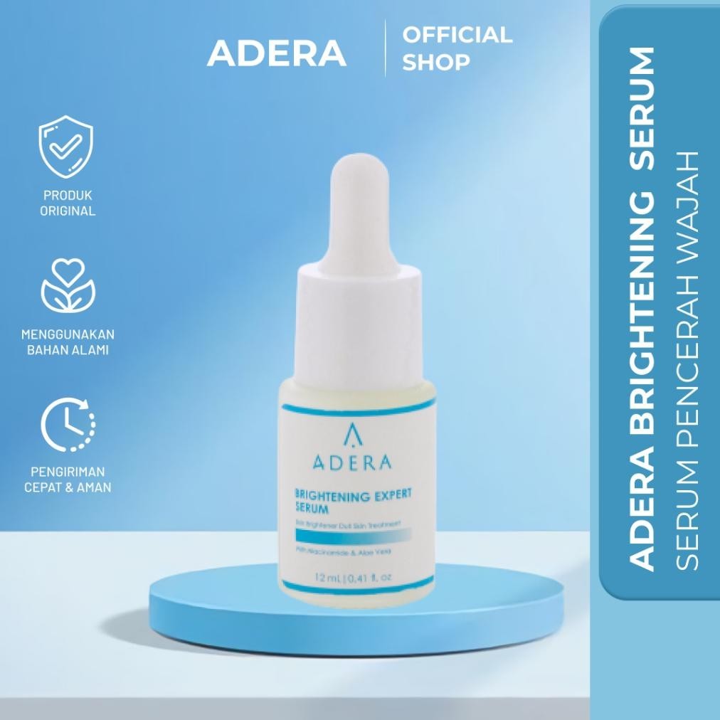 Promo| Adera Serum Brightening Skincare Pencerah &amp; Pemutih Wajah Melembabkan Kulit Cod