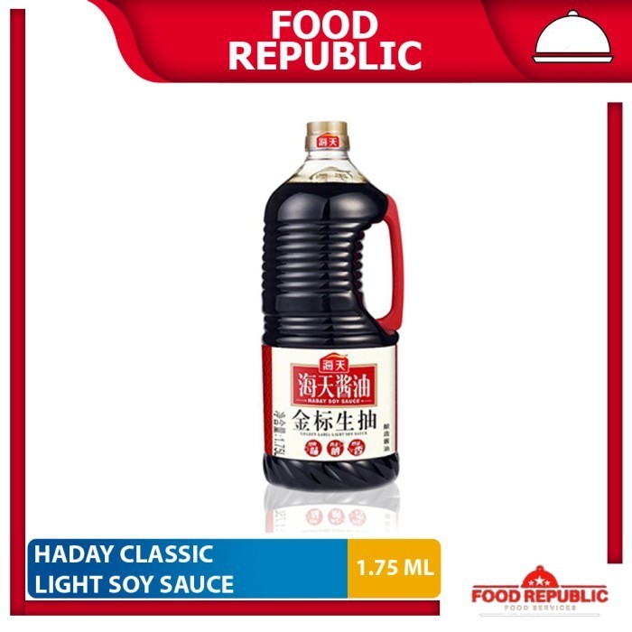 

Haday Light Soy Sauce 1.75 Ltr Kecap Asin Golden Label Haitian Halal