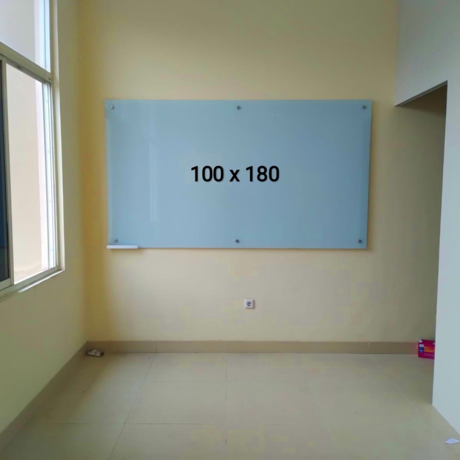 

Whiteboard kaca 100 x 180 glasboard - 100 x 120