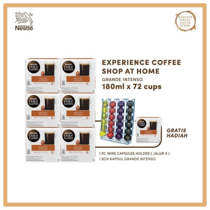 

Capsule Ndg Nescafe Dolce Gusto Grande Intenso 6 Box (72 Kapsul)