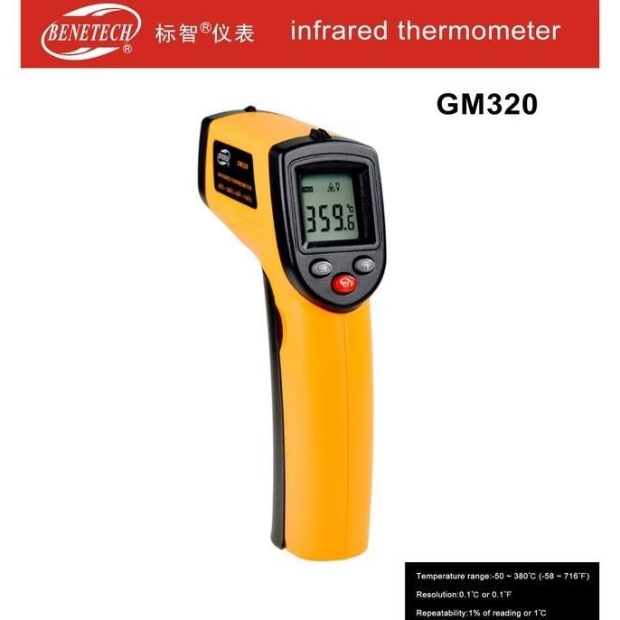 GM320 Benetech Infrared Termometer Thermometer GM-320 Termogun GM 320
