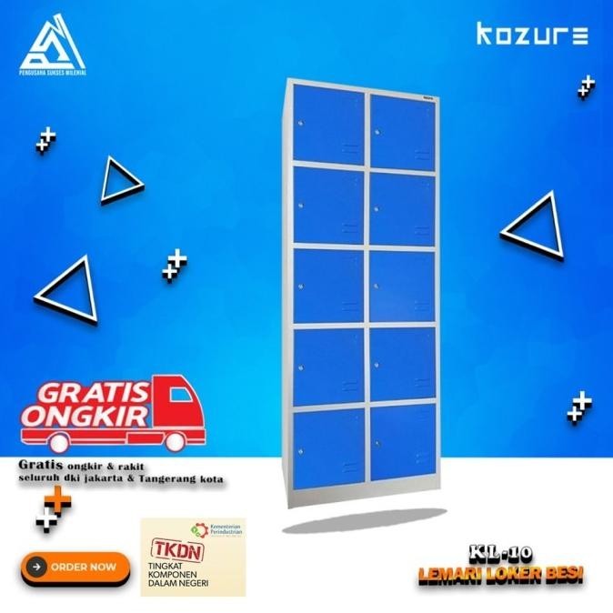 

Lemari Loker Besi 9 Pintu Kozure Kl9 Biru Kualitas Premium