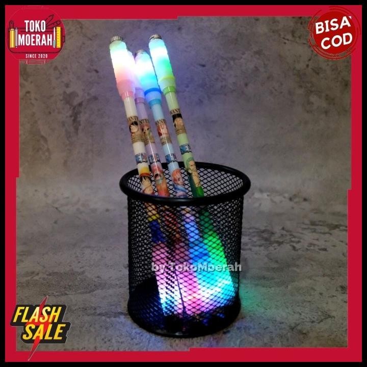 

TERMURAH PULPEN SPINNING LAMPU 4 8 12PCS PEN MAGNET PUTAR LAMPU ONE PIECE COD !!