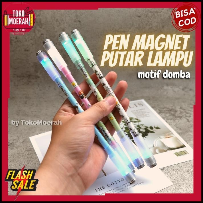 

HOT DEAL PULPEN MAGNET PUTAR LAMPU MOTIF DOMBA PEN SPINNING LAMPU UNIK COD !