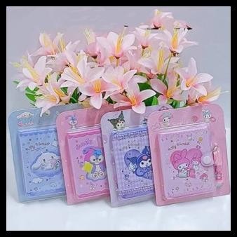 

HOT DEAL SANRIO MINI NOTE BOOK BUKU DIARY CINNAMOROL MELODY KURUMI
