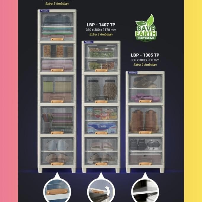 

Napolly Locker Box Lbp 1508 Transparan Kualitas Premium