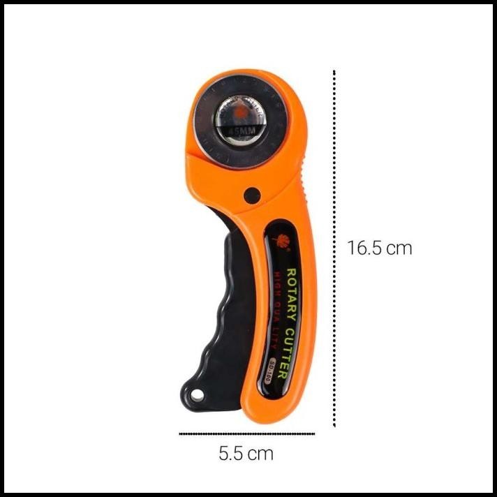 

DISKON ALAT PEMOTONG PISAU ROL PUTAR BULAT CUTTER ROTARY ROLLER BLADE 45MM
