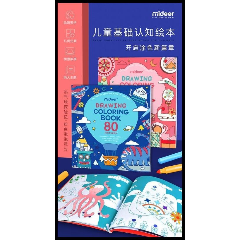 

HOT DEAL DRAWING COLORING BOOK-GIRL - MIDEER - MAINAN EDUKASI ANAK !!!!!!!