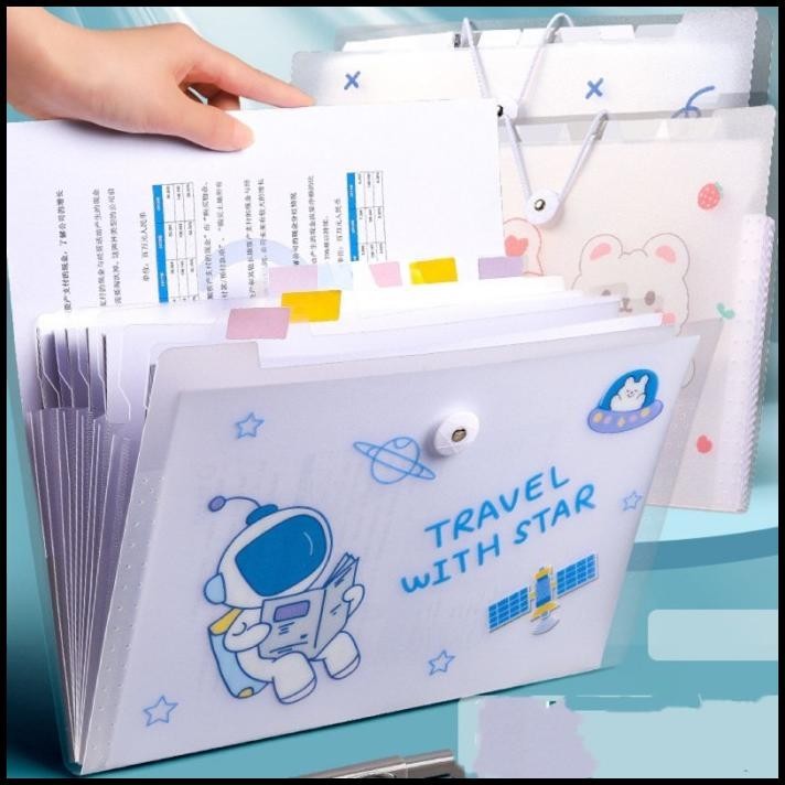 

GRATIS ONGKIR CUTE MULTILAYER FOLDER DOCUMENT ORGANIZER MAP TEMPAT DOKUMEN A4 !!!!!!!
