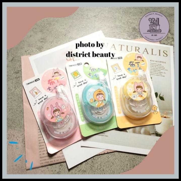 

DISKON CORRECTION TAPE CUTE GIRL TWINGGO TIP- EX TIP X LUCU UNIK TERMURAH !!!!!!!