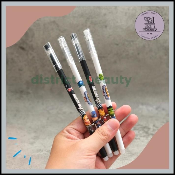 

HOT DEAL PULPEN HAPUS AVENGERS / PULPEN MARBEL SUPERHERO ISI 12 PCS