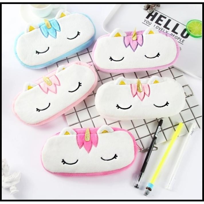 

GRATIS ONGKIR KOTAK PENSIL UNICORN TEMPAT PENSIL KAIN UNICORN !!!!!!