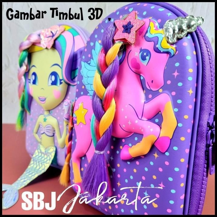 

DISKON TEMPAT PENSIL KOTAK PENSIL SEPERTI SMIGGLE 3D EVA MERMAID DOLLY WISHES !!!