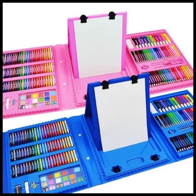

TERBARU 208 PCS PAINTING SET - ALAT MEWARNAI ANAK - COLOURING SET