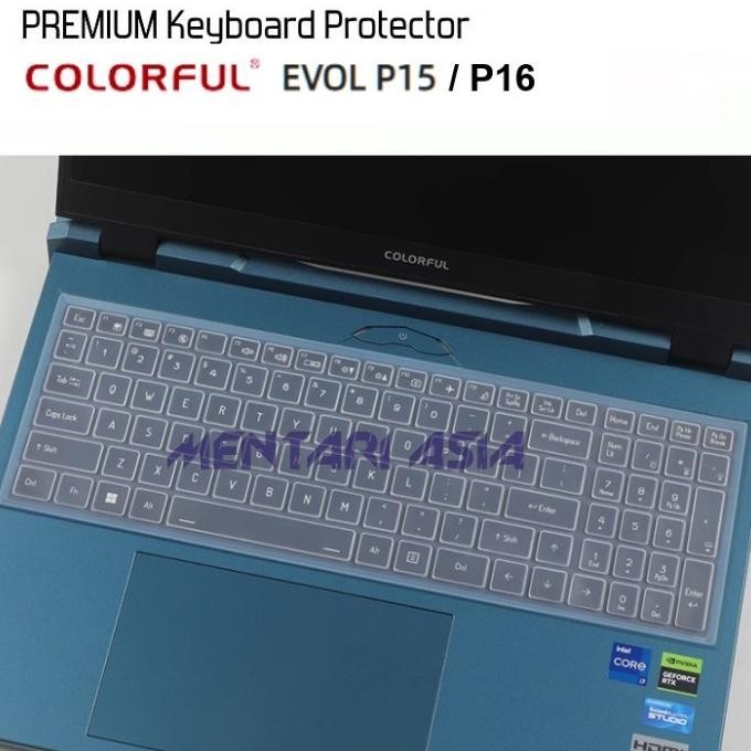 KEYBOARD PROTECTOR COLORFUL EVOL P15 P16 - PREMIUM CLEAR SILICON T2905