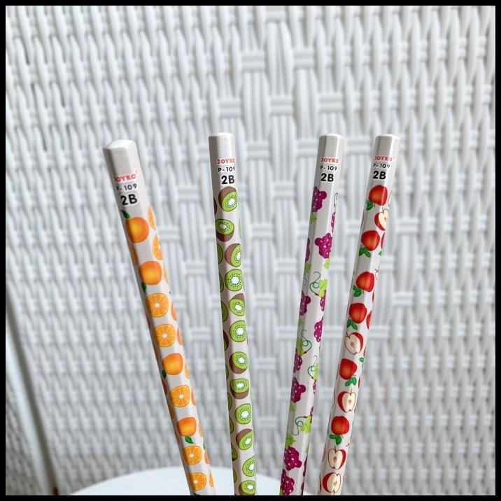 

HOT DEAL PENSIL JOYKO 2B BATANG KAYU READY 3 MOTIF MODEL WARNA IMPORT TERMURAH! !!!