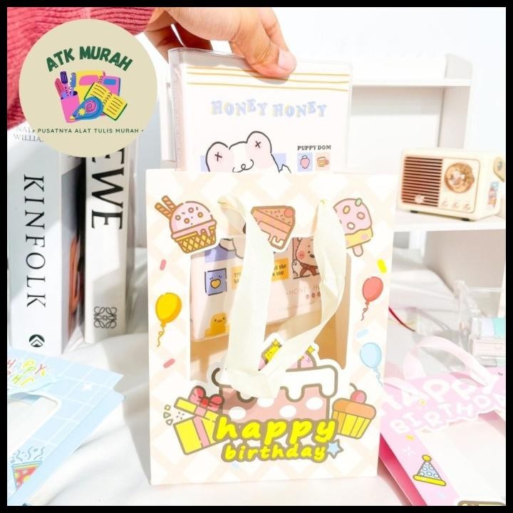 

TERBARU PAPER BAG HAPPY BIRTHDAY KECIL CD-765 UK 14.5X10X19.5 CM HAMPERS BAG !!!!