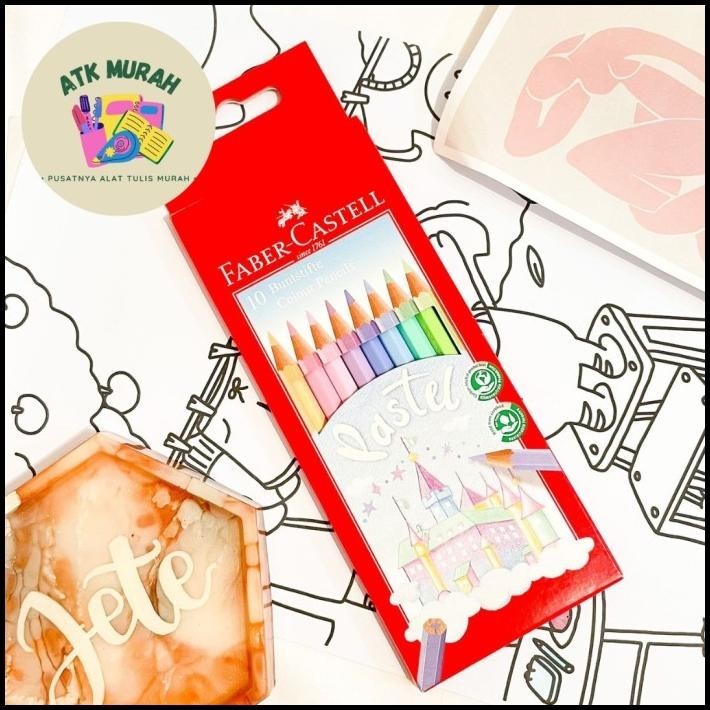 

GRATIS ONGKIR PENSIL WARNA PASTEL COLOUR 1 PACK ISI 10 FABER CASTELL COD TERMURAH !