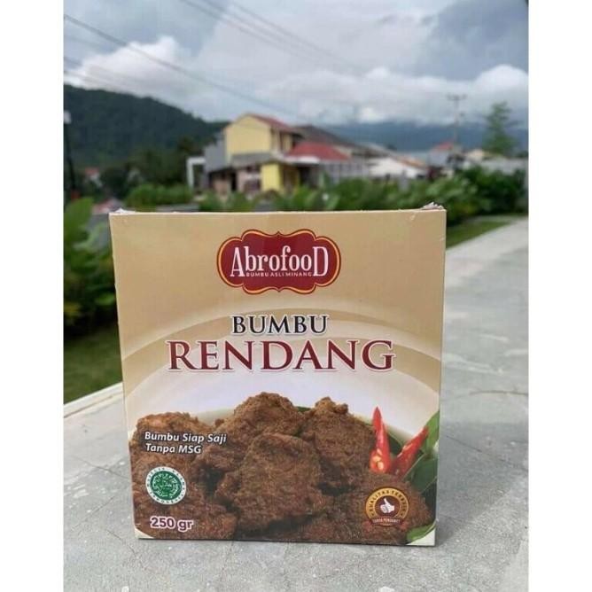 

Bumbu Rendang 250Gr Instan Siap Saji Abrofood Berkualitas Legaza