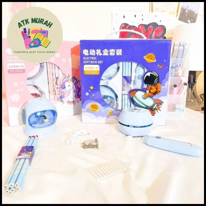 

TERBARU ELECTRIC GIFT BOX SET 6 IN 1 ( RUATAN ELEKTRIK | PENGHAPUS ELEKTRIK !!!