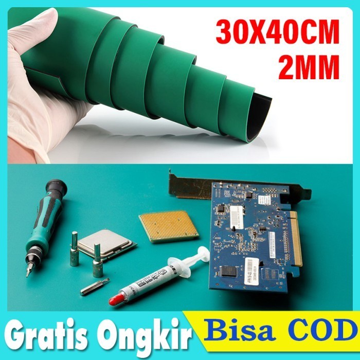 

siap kirim] Karet Anti Static, Rubber Insulation Mat, Gelang Anti Statik Listrik