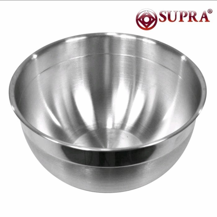 Mixing Bowl Supra Baskom Stainless Steel Ukuran 33Cm Jumbo