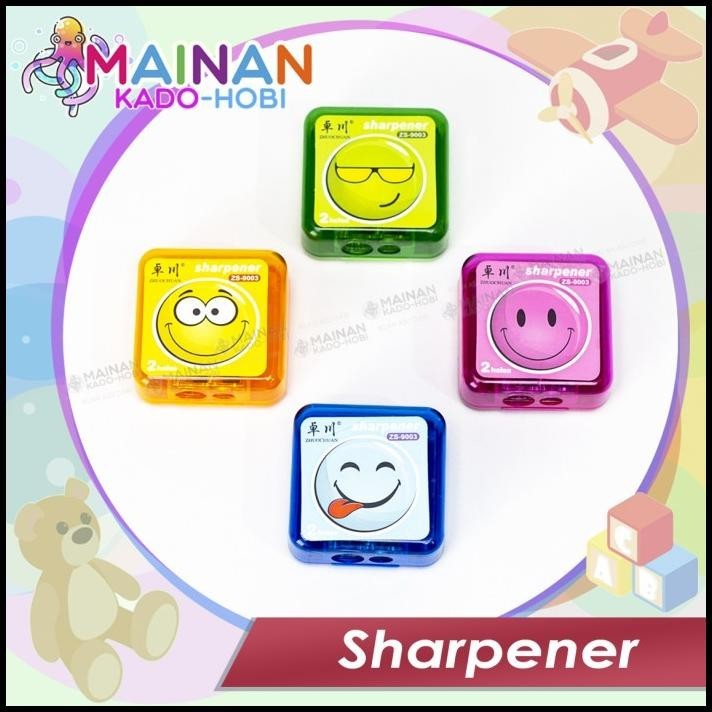 

HOT DEAL ALAT TULIS SHARPENER RAUTAN SERUTAN PENSIL 2 LOBANG MANUAL KARAKTER !!!!!!!
