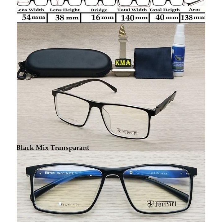 Frame kacamata minus FERRARI RACE frame FERRARI sport frame kotak new