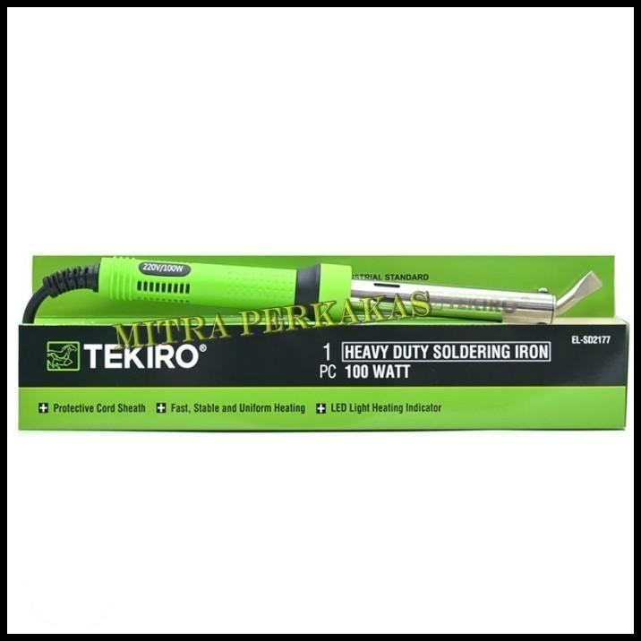 TEKIRO SOLDER LISTRIK 100 WATT MULTIFUNGSI  HEAVY DUTY SOLDERING IRON