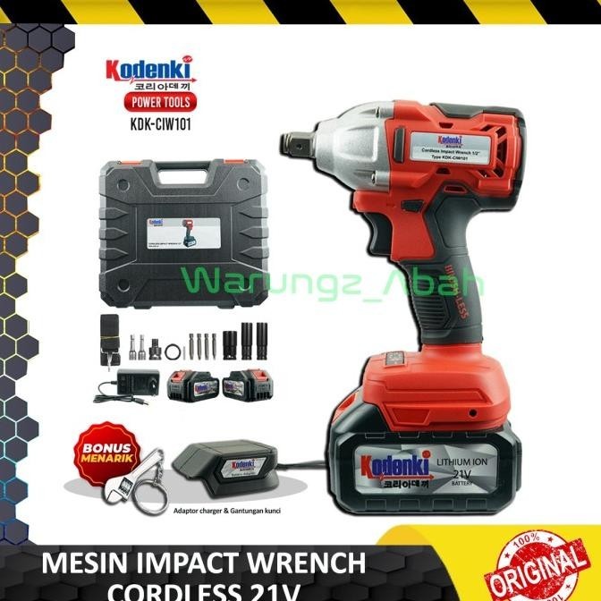 MESIN ALAT BOR BUKA BAUT IMPACT WRENCH WIRELESS NOT MAILTANK JLD HNL
